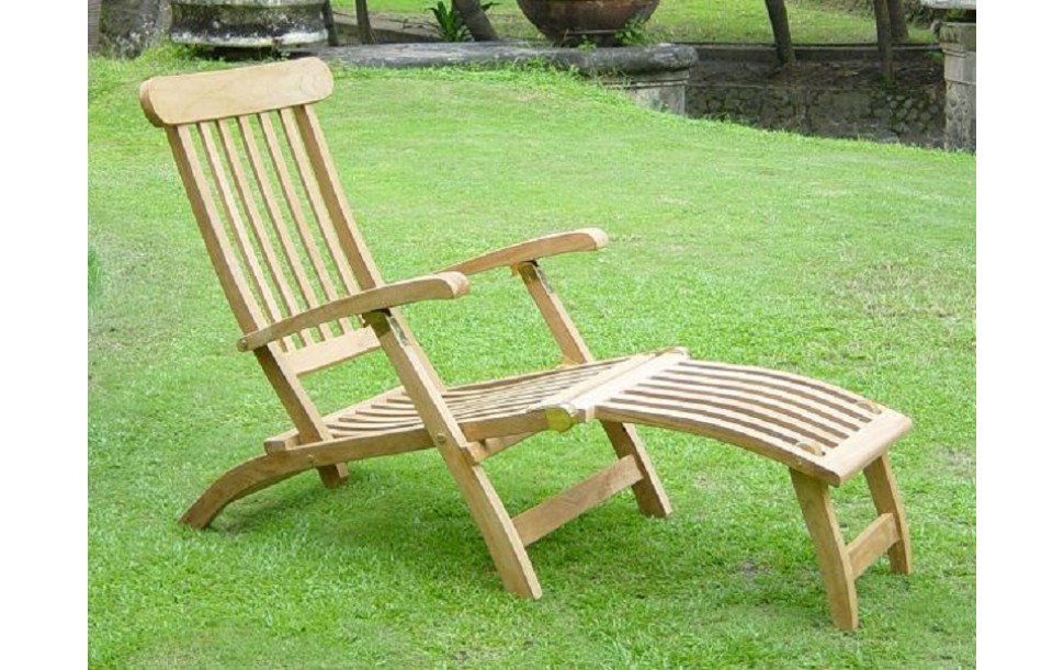 Teak-Sonnenliege 